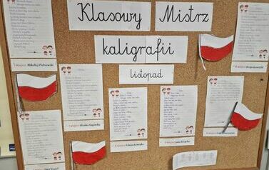 Mistrzowie kaligrafii z klasy III