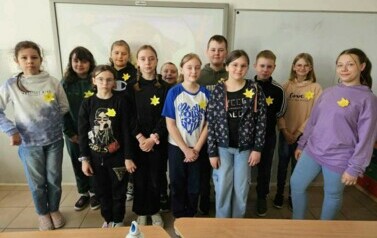 Udział w akcji edukacyjno - społecznej "Żonkile"