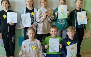Udział w akcji edukacyjno - społecznej "Żonkile"