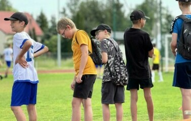 Udział uczni&oacute;w w Gminnym Festynie Rodzinnym w Stradunach