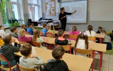 Zajęcia edukacyjne z Powiatową Stacją Sanitarno- Epidemiologiczna w Ełku.  