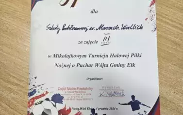 Mikołajkowy Turniej Piłki Nożnej o Puchar W&oacute;jta Gminy Ełk