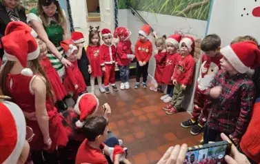 Rozśpiewana przerwa mikołajkowa