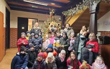 Świąteczna wizyta w Nadleśnictwie w Mrozach Wielkich