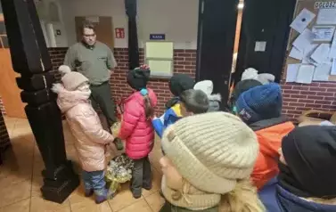 Świąteczna wizyta w Nadleśnictwie w Mrozach Wielkich