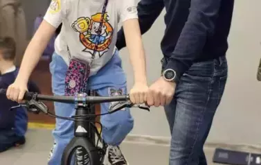 Spotkanie z Mistrzem Polski w kolarstwie szosowym