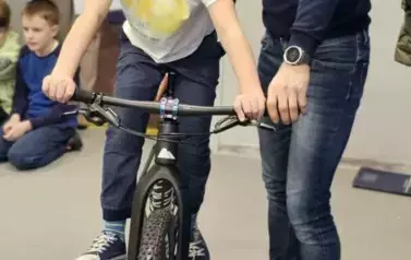 Spotkanie z Mistrzem Polski w kolarstwie szosowym