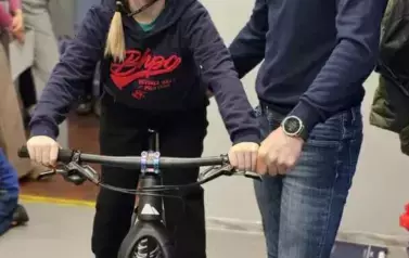 Spotkanie z Mistrzem Polski w kolarstwie szosowym