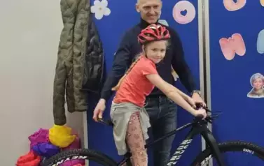 Spotkanie z Mistrzem Polski w kolarstwie szosowym