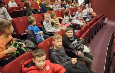 Wyjazd do kina na film pt. "Biuro detektywistyczne Lassego i Mai"