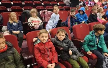 Wyjazd do kina na film pt. "Biuro detektywistyczne Lassego i Mai"
