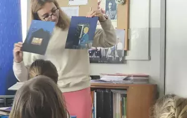 Spotkanie z panią Katarzyną Samiło, autorką książek dla dzieci