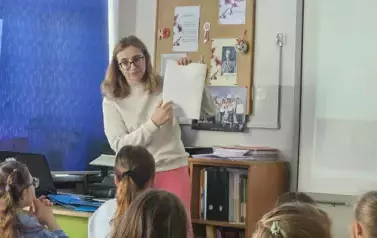 Spotkanie z panią Katarzyną Samiło, autorką książek dla dzieci