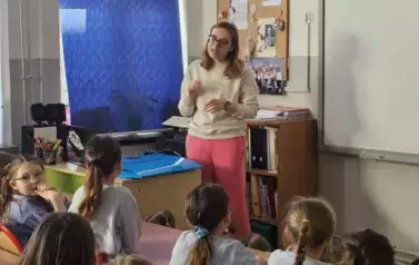 Spotkanie z panią Katarzyną Samiło, autorką książek dla dzieci