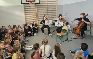 Spotkanie z filharmonią "Smyczki i młoteczki / Tajemnice kameralistyki. Kwartet fortepianowy".