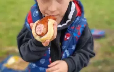 Przedszkolaki szukały zajączka