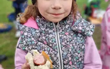 Przedszkolaki szukały zajączka