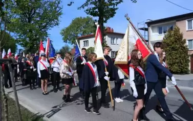 Gminne obchody rocznicy uchwalenia Konstytucji 3-go Maja.