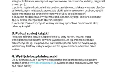 Charytatywna zbi&oacute;rka książek