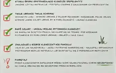 Zajęcia profilaktyczne "Nie bądź atrakcyjny dla kleszczy!"