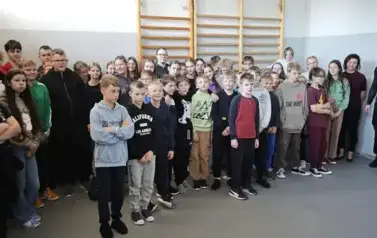 Trening sportowy z panem Adrianem