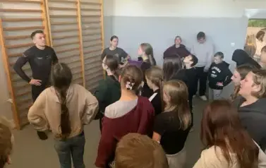 Trening sportowy z panem Adrianem