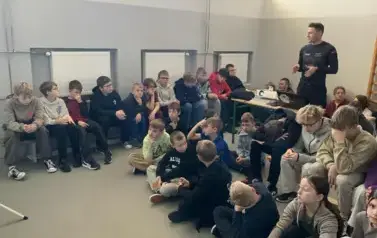 Trening sportowy z panem Adrianem