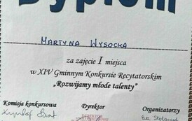 Gminny Konkurs Recytatorski "Rozwijamy młode talenty"