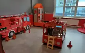 Wycieczka dzieci z punktu i oddziału przedszkolnego do Kids Parku.  
