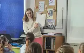 Spotkanie z panią Katarzyną Samiło, autorką książek dla dzieci