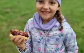 Przedszkolaki szukały zajączka