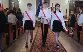 Gminne obchody rocznicy uchwalenia Konstytucji 3-go Maja.