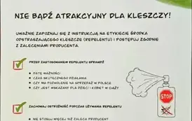 Zajęcia profilaktyczne "Nie bądź atrakcyjny dla kleszczy!"