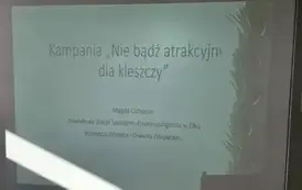 Zajęcia profilaktyczne "Nie bądź atrakcyjny dla kleszczy!"