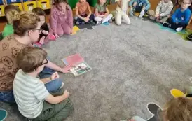 Dzień głośnego czytania w Oddziale Przedszkolnym