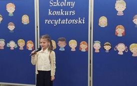 Szkolny konkurs recytatorski