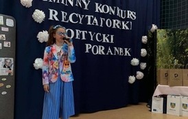 Sukces Oliwii w Gminnym Konkursie Recytatorskim