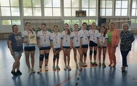 Brązowe medalistki Turnieju Siatkarskiego o Puchar W&oacute;jta Gminy Ełk