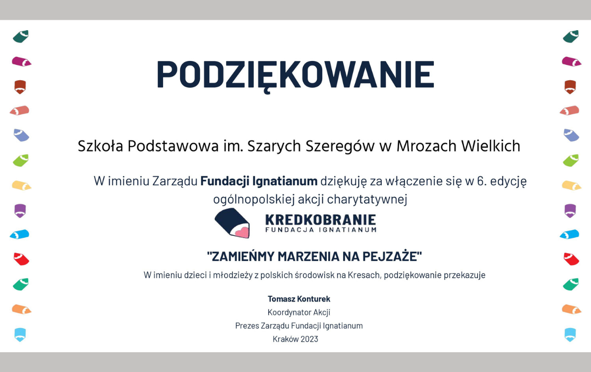 Zdjęcie do Akcja Kredkobranie zakończona!