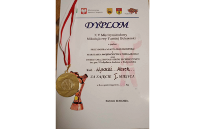 Zdjęcie do Sukces Marka Wysockiego w Międzynarodowym Turnieju Bokserskim