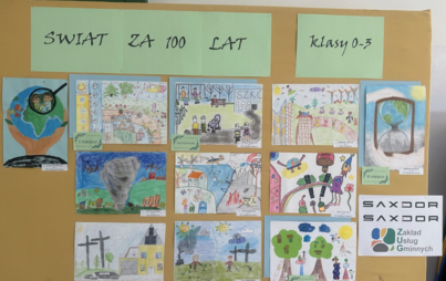 Zdjęcie do Rozstrzygnięcie Gminnego Konkursu Plastycznego "Świat za 100 lat..."