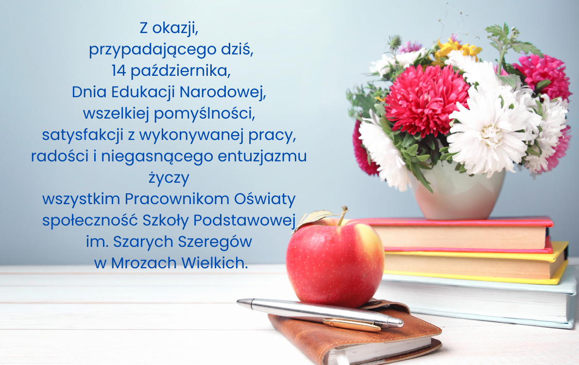 Zdjęcie do Życzenia z okazji Dnia Edukacji Narodowej