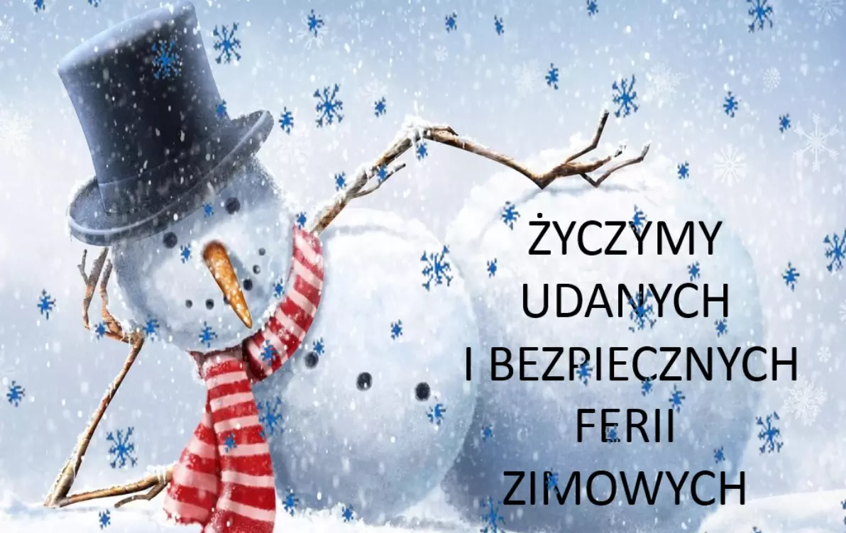 Zdjęcie do Bezpieczne ferie zimowe