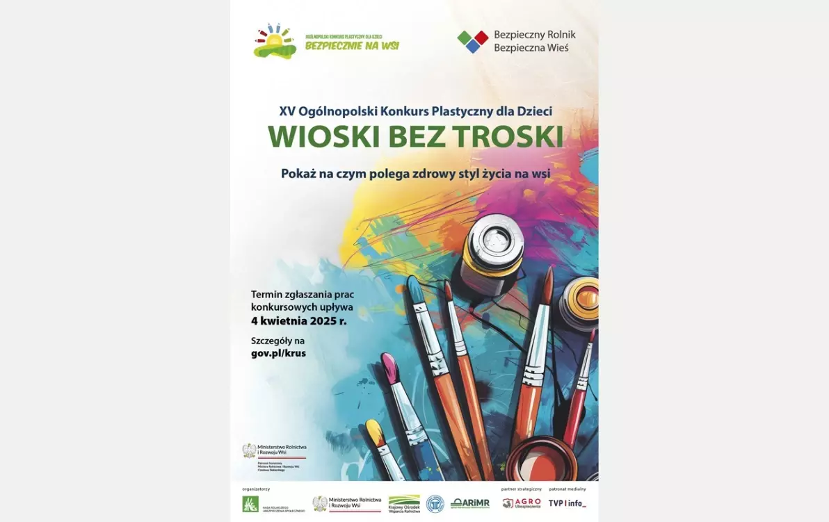 Zdjęcie do XV Og&oacute;lnopolski Konkurs Plastyczny dla Dzieci "Wioski bez troski"