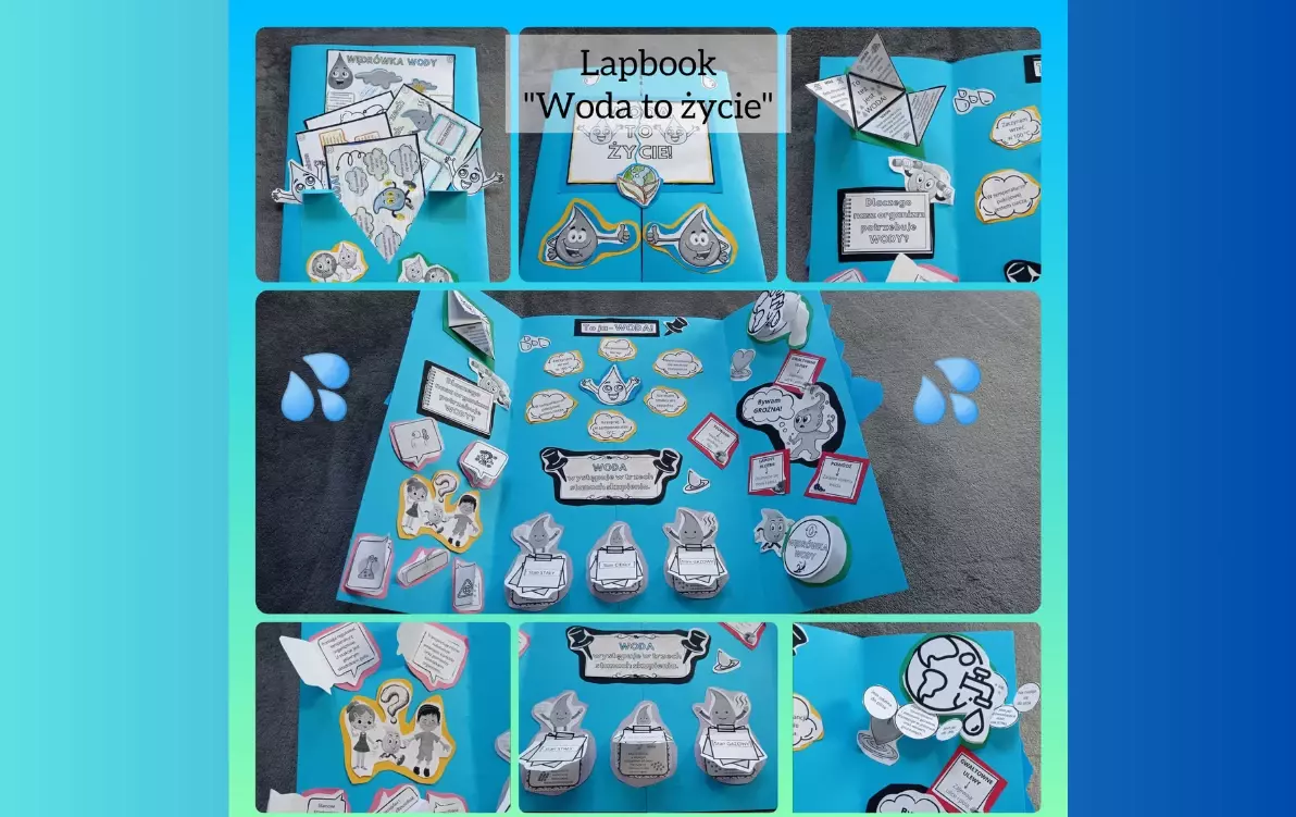 Zdjęcie do Szkolny konkurs plastyczny "Lapbook - woda - źr&oacute;dło życia"