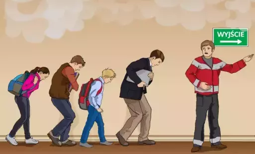 Zdjęcie do Pr&oacute;bna ewakuacja