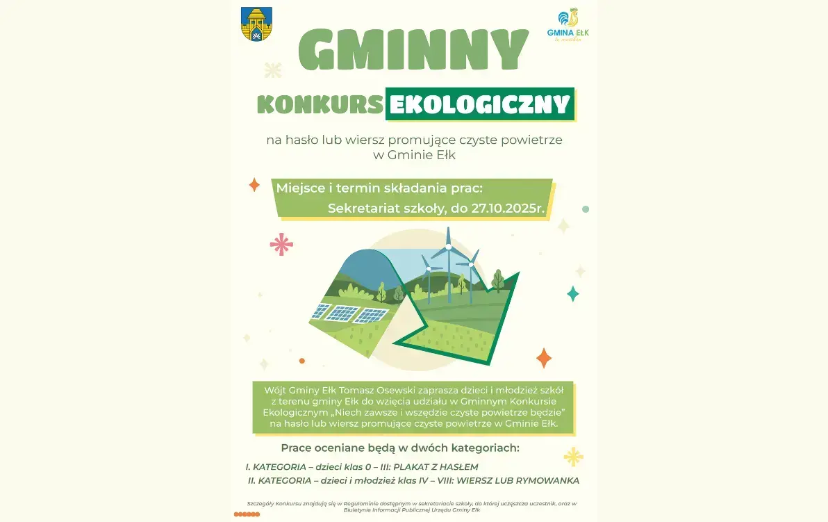 Zdjęcie do Gminny Konkurs Ekologiczny
