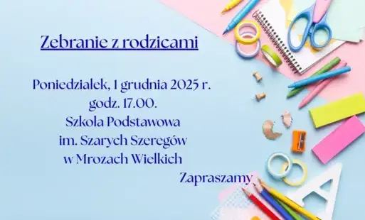 Zdjęcie do Zebranie z rodzicami