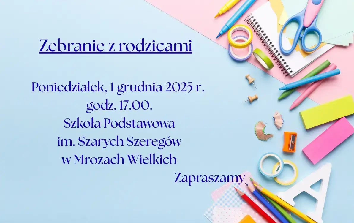 Zdjęcie do Zebranie z rodzicami