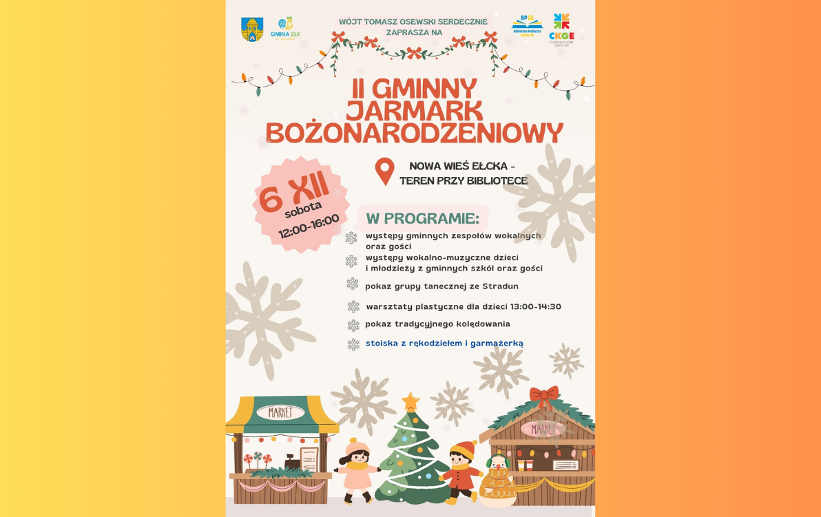 Zdjęcie do II Gminny Jarmark Świąteczny